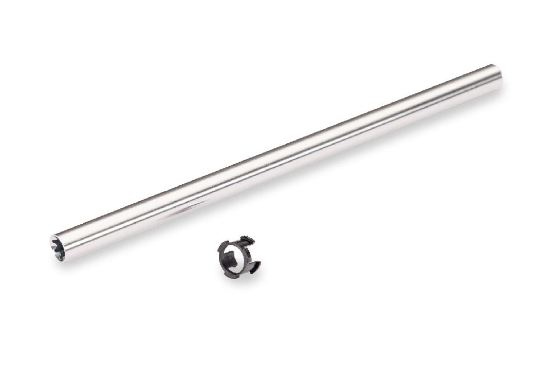 10856X Traxxas Driveshaft, center, 6061-T6 aluminum (clear-anodized)