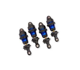 10865-BLUE Traxxas Shocks GTR short PTFE-coated w/ TiN shafts (4) - Blue
