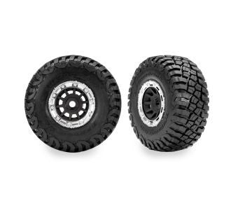 10870-STBLK Traxxas BFGoodrich Mud-Terrain dual profile 1.4" OD Black (2)