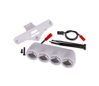 10885-WHT Traxxas LED light pod, white (w/ LED lights & wire harness)