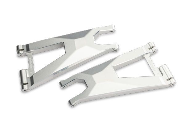 10930X-SLVR Traxxas Suspension arm, lower (front) (6061-T6 aluminum)