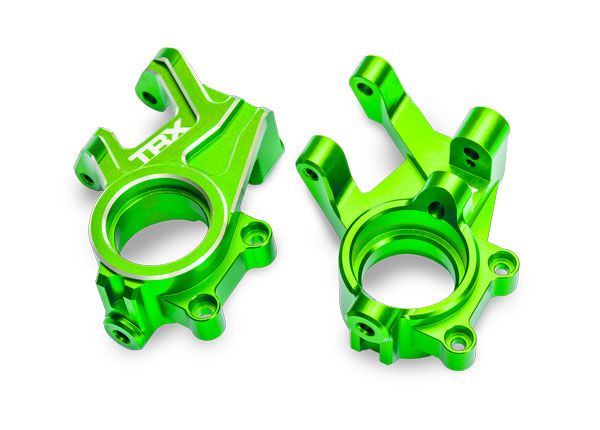10936-GRN Traxxas Steering blocks, 6061-T6 aluminum (green)