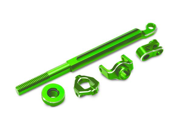 10958-GRN Traxxas Brake linkage, front (green-anodized 6061-T6 aluminum)