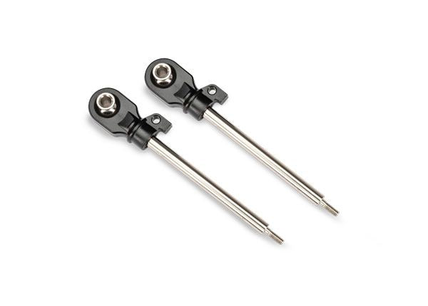 10963 Traxxas Shock shafts, GT-Maxx, 72mm (steel, chrome finish)