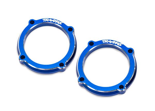 10969-BLUE Traxxas Retainer, LED light pod (blue 6061-T6 aluminum) (2)