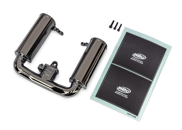 10985-BLKCR Traxxas Engine intake, black chrome