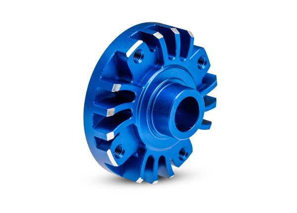 10995-BLUE Traxxas Adapter plate, ring gear (blue 6061-T6 aluminum)