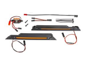 10998-ORNG Traxxas LED light kit, orange, complete (underbody)