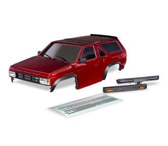 11011-RED Traxxas Body, 1988 Nissan Pathfinder complete - red