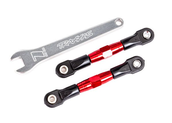 2443R Traxxas Camber links, rear Red