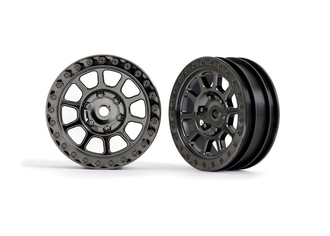 2481A Traxxas Delantero Negro Cromado