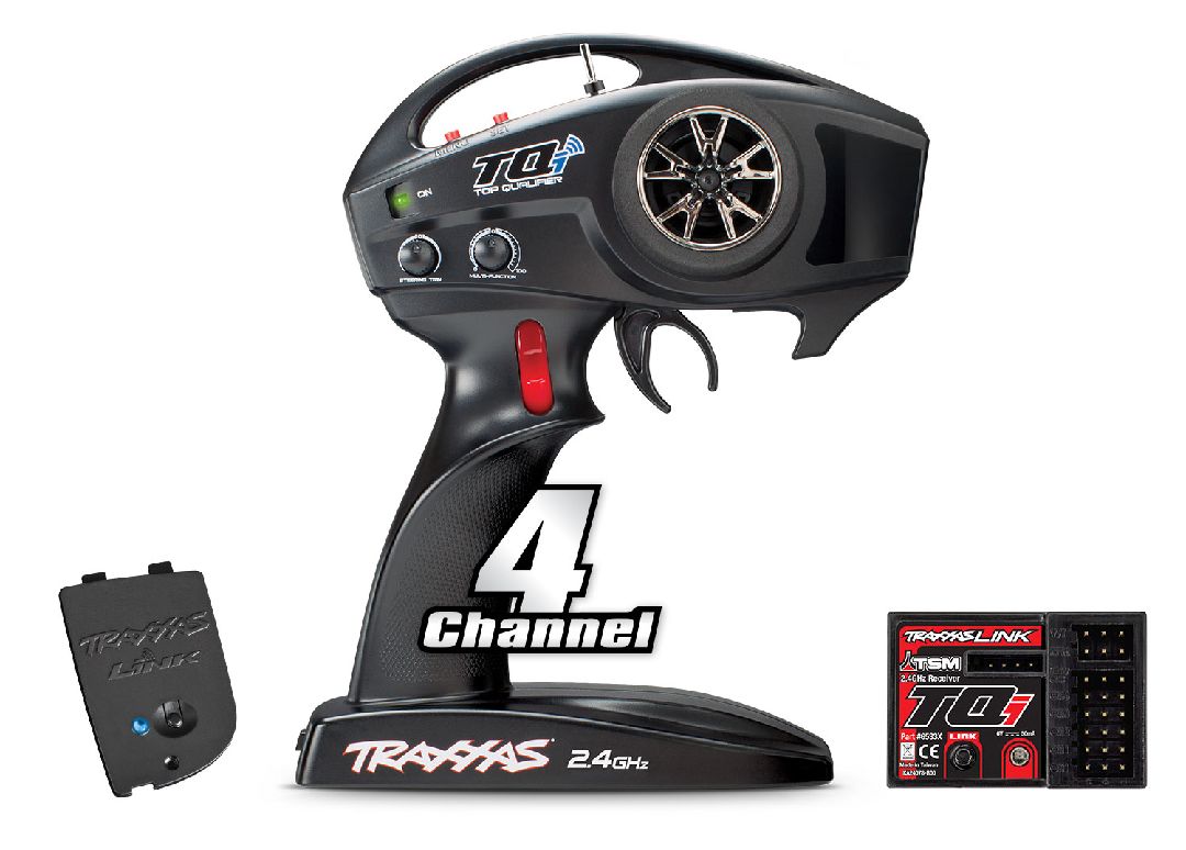 6507A Traxxas TQi 2.4 GHz 4 Channel radio system w/TSM micro receiver