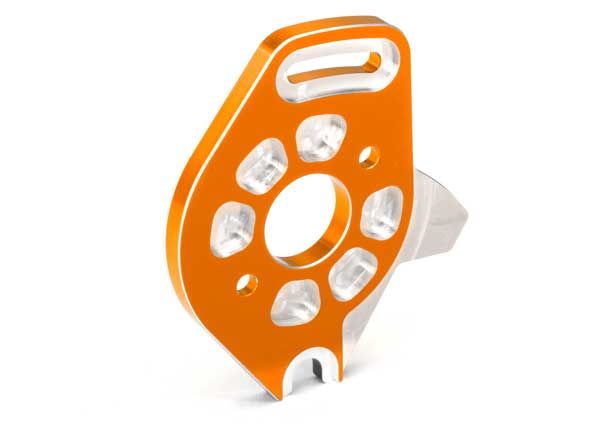 6890-ORNG Plaque Traxxas, moteur, aluminium 6061-T6 (orange)