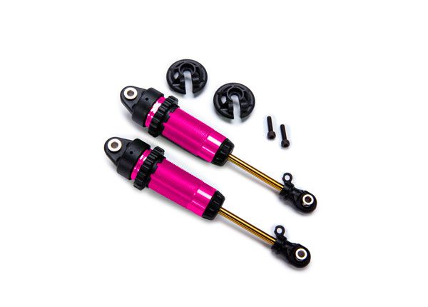 Traxxas Shocks, GTR xx-long pink-anodized fully assembled (2)