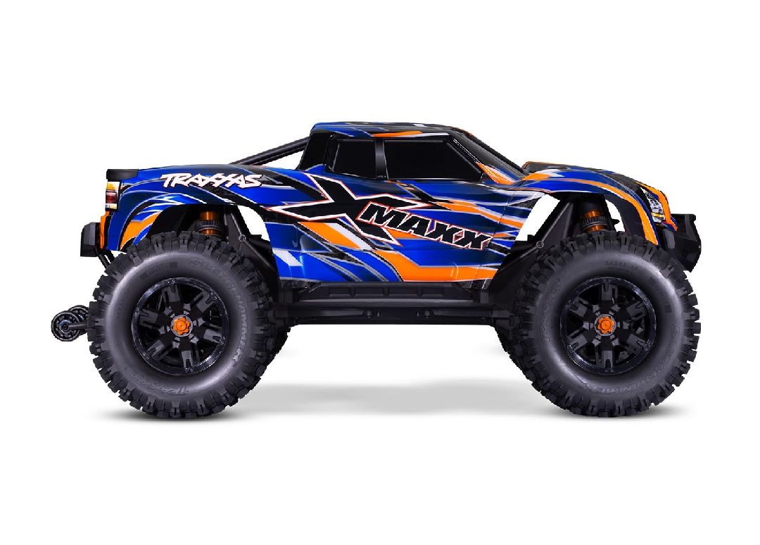 77096-4ORANGE Traxxas X-Maxx VXL-8s Monster Truck sans balais avec ceinture - Orange