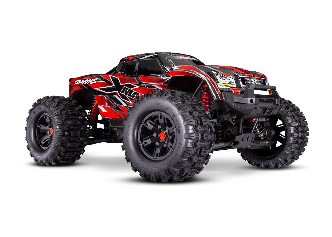 77096-4RED Traxxas X-Maxx VXL-8s Monster Truck sans balais avec ceinture - Rouge