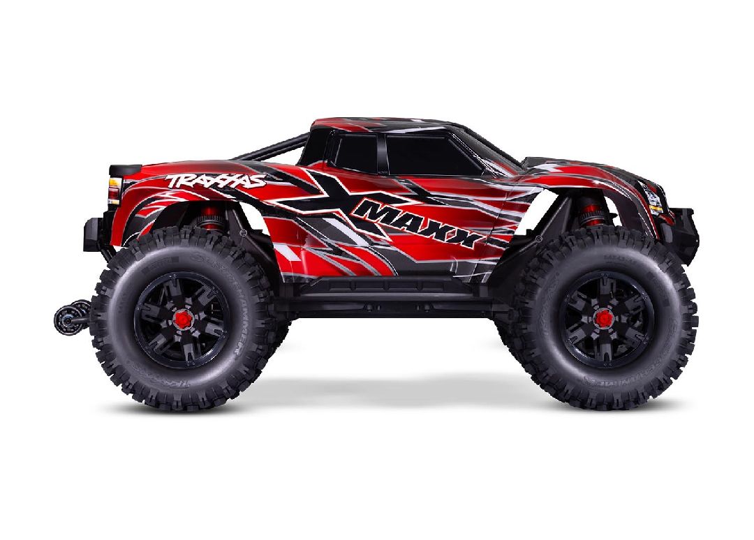 77096-4RED Traxxas X-Maxx VXL-8s Monster Truck sin escobillas con cinturón - Rojo