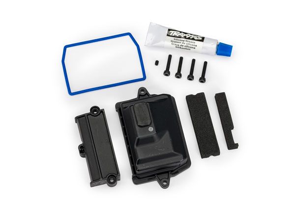 7724X Traxxas Box, receiver (sealed) Funco