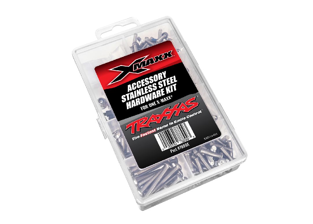 7889X Traxxas Hardware Kit Stainless Steel X-Maxx