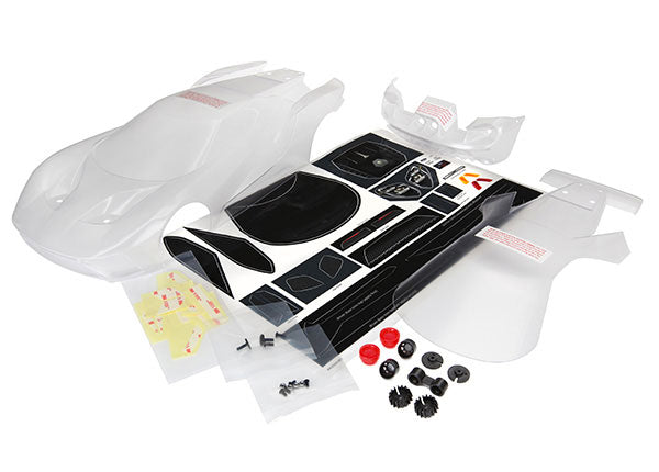 8311 Traxxas Body, Ford GT (clear, requires painting)