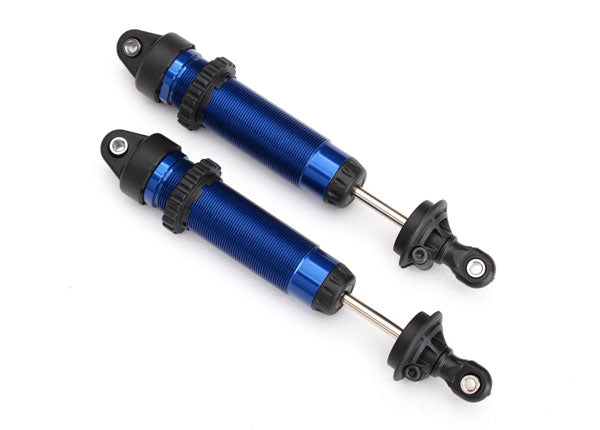 8450X Traxxas Shocks, GTR, 134mm, aluminum (blue-anodized)