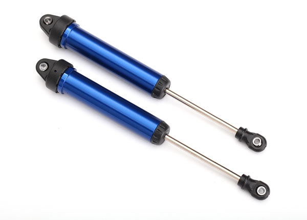 8461X Traxxas Shocks, GTR, 160mm, aluminum (blue-anodized) (complete)