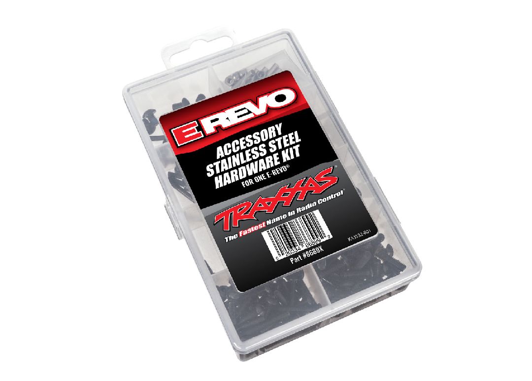 8689X Traxxas Hardware Kit Stainless Steel E-Revo VXL