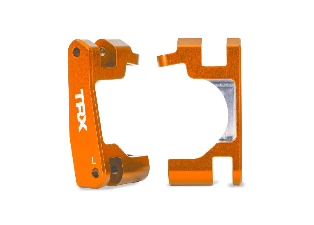 9063-ORNG Blocs de roulettes Traxxas (moyeux en C) 6061-T6 aluminium (orange) gauche/droite