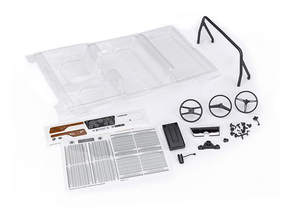 9114 Traxxas Interior, Chevrolet Blazer (1969 -1972) - Clear