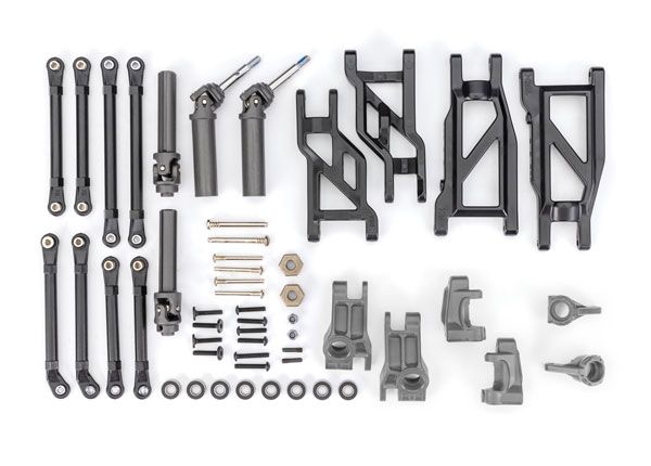 9180-GRAY Traxxas Upgrade Kit, HD, gray (fits 2WD Rustler/Stampede)