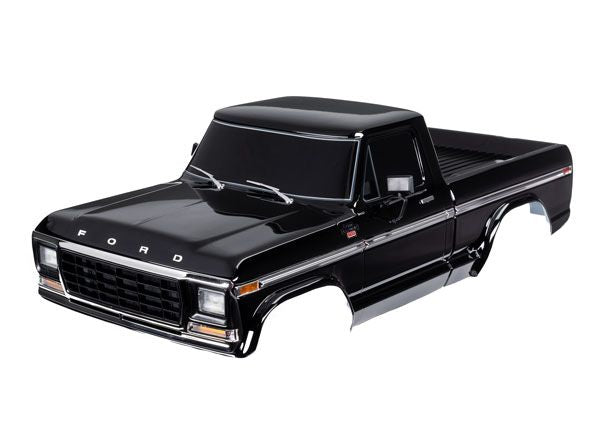 9230-BLACK Traxxas Body, Ford F-150 (1979) Black - Painted, Decals Applied