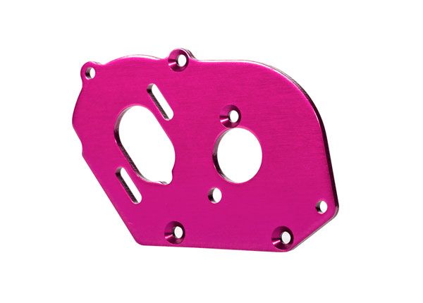9490P Traxxas Plate, motor, pink (4mm thick) (aluminum)