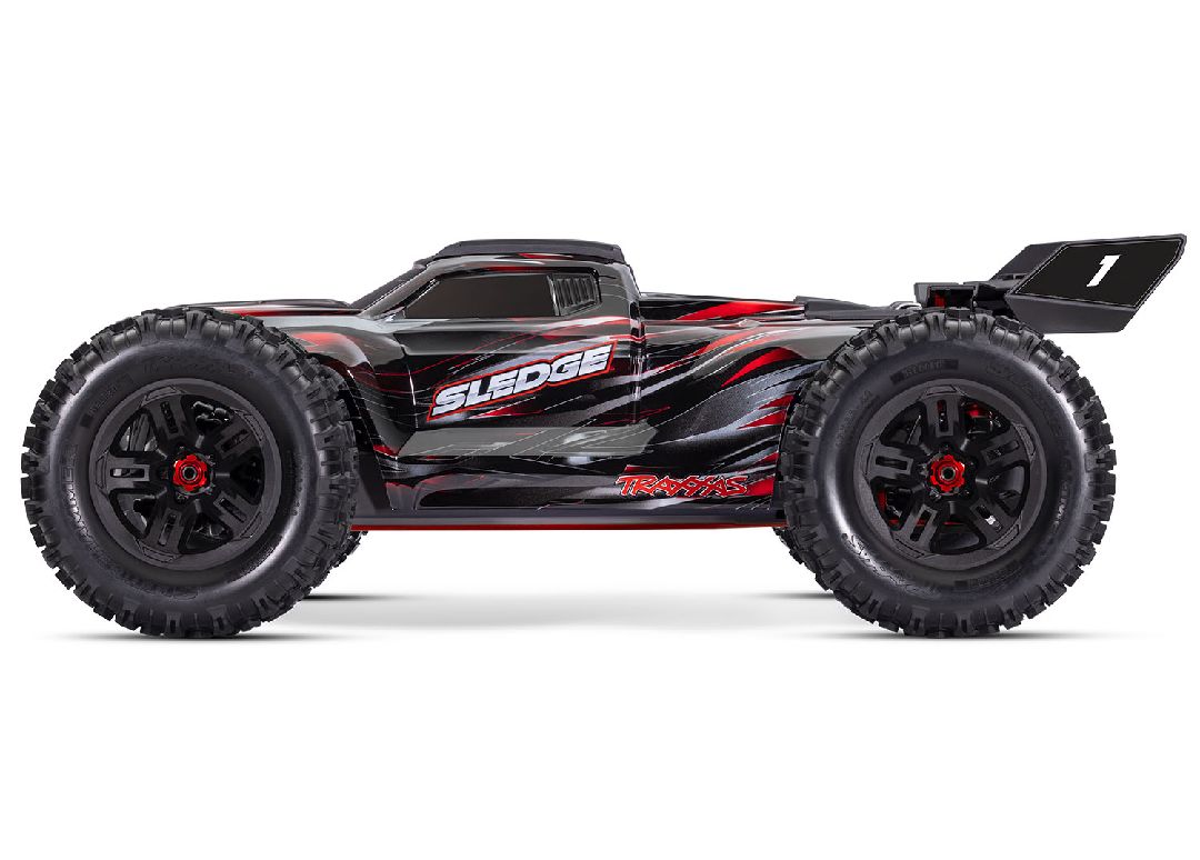 95096-4RED Traxxas Sledge 1/8 with Belted Sledgehammer tires - Red