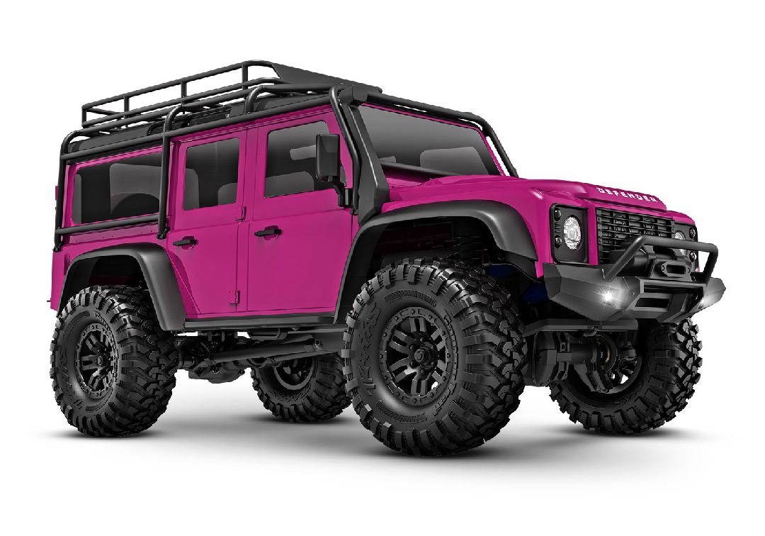 TRX4M Land Rover Defender レッド Traxxas TRX4M Defender Scale Trail Run - RC Crawler 1/18