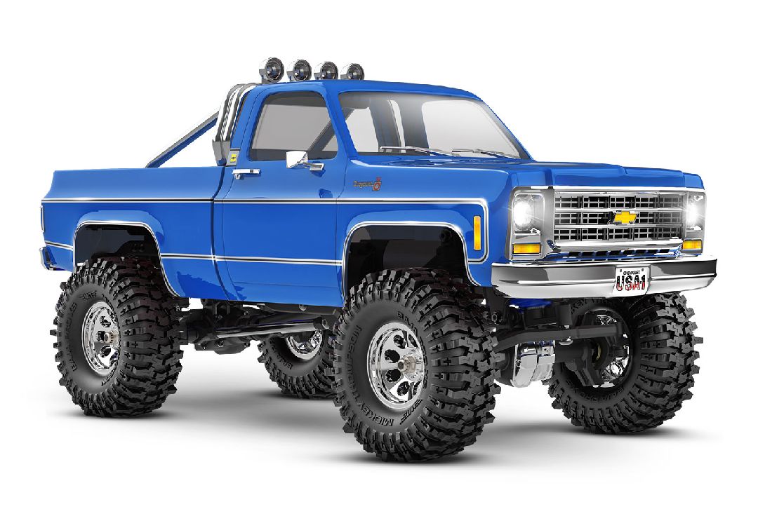 97064-1BLUE Traxxas 1/18 TRX4M Chevrolet K10 High Trail Truck - Bleu