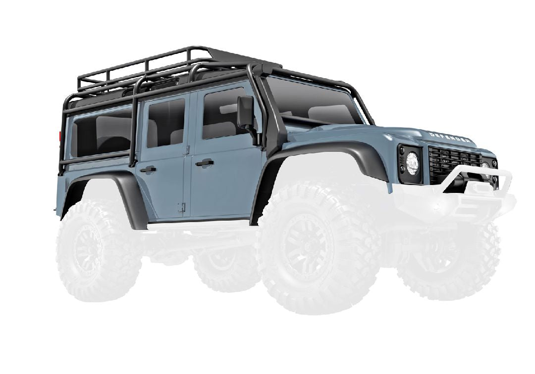 9712-BGRY Traxxas Body, Land Rover Defender, complete, light blue