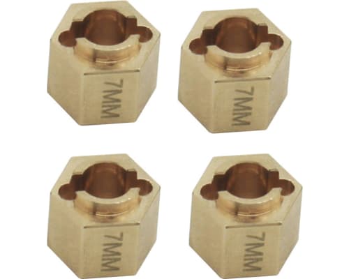 TRXM10H15 Brass Stock Wheels hub+1.5mm wide hex TRX4-M