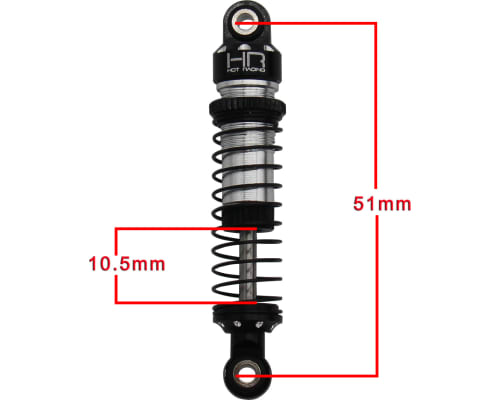 TRXM51DP08 Threaded Aluminum Shocks Full Set TRX4-M