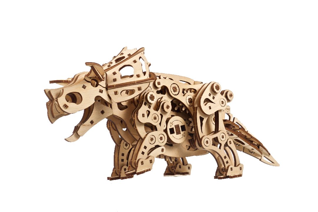 70211 Ugears Triceratops - 400 Pieces (Advanced)