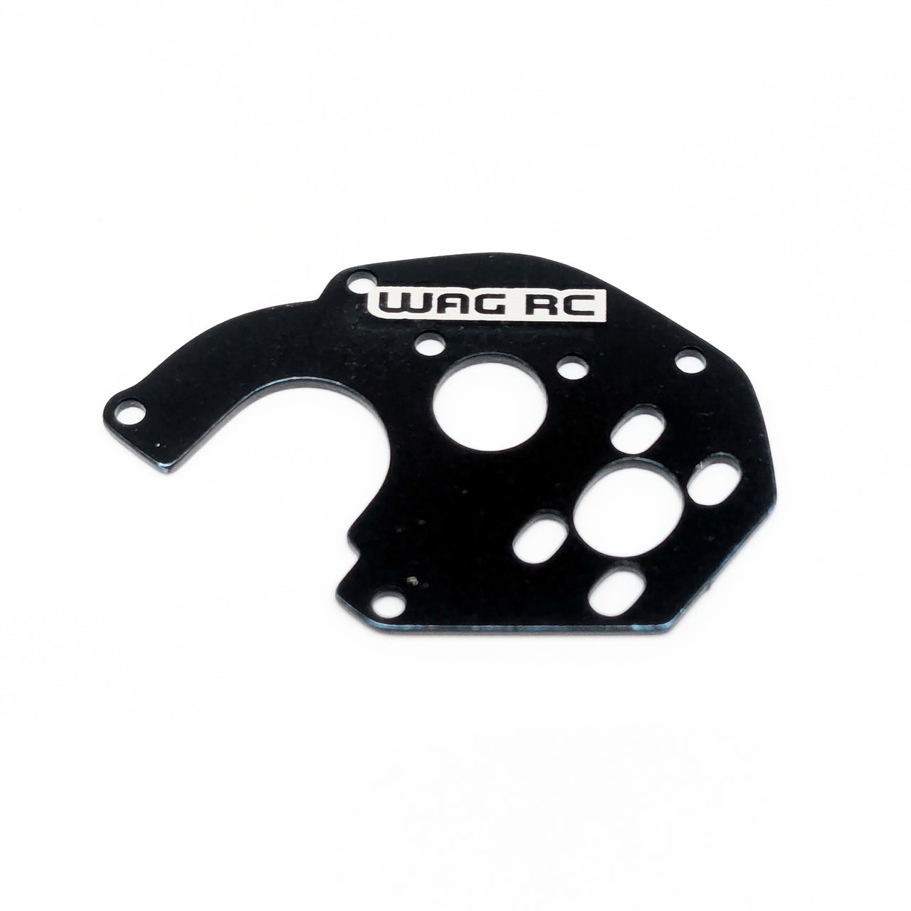WAGSCX24MMBK Aluminium motor mount plate for 030, 050 motors compatible with Axial SCX24 BLACK