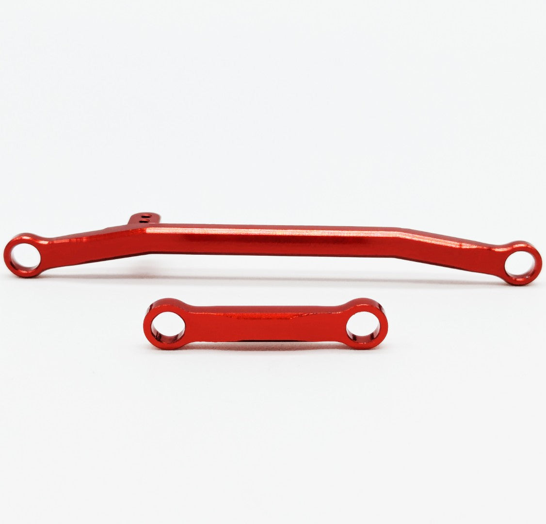 WAGSLNK24ARD Aluminum Steering links for Axial SCX24 (Red)