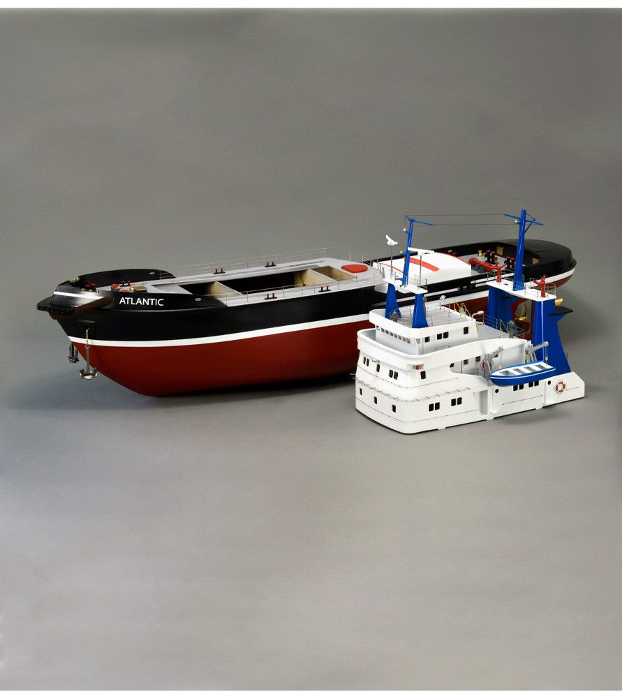 TAM20210 Tugboat Atlantic. 1:50 Wooden & ABS Navigable Model Ship Kit (Fit for R/C)