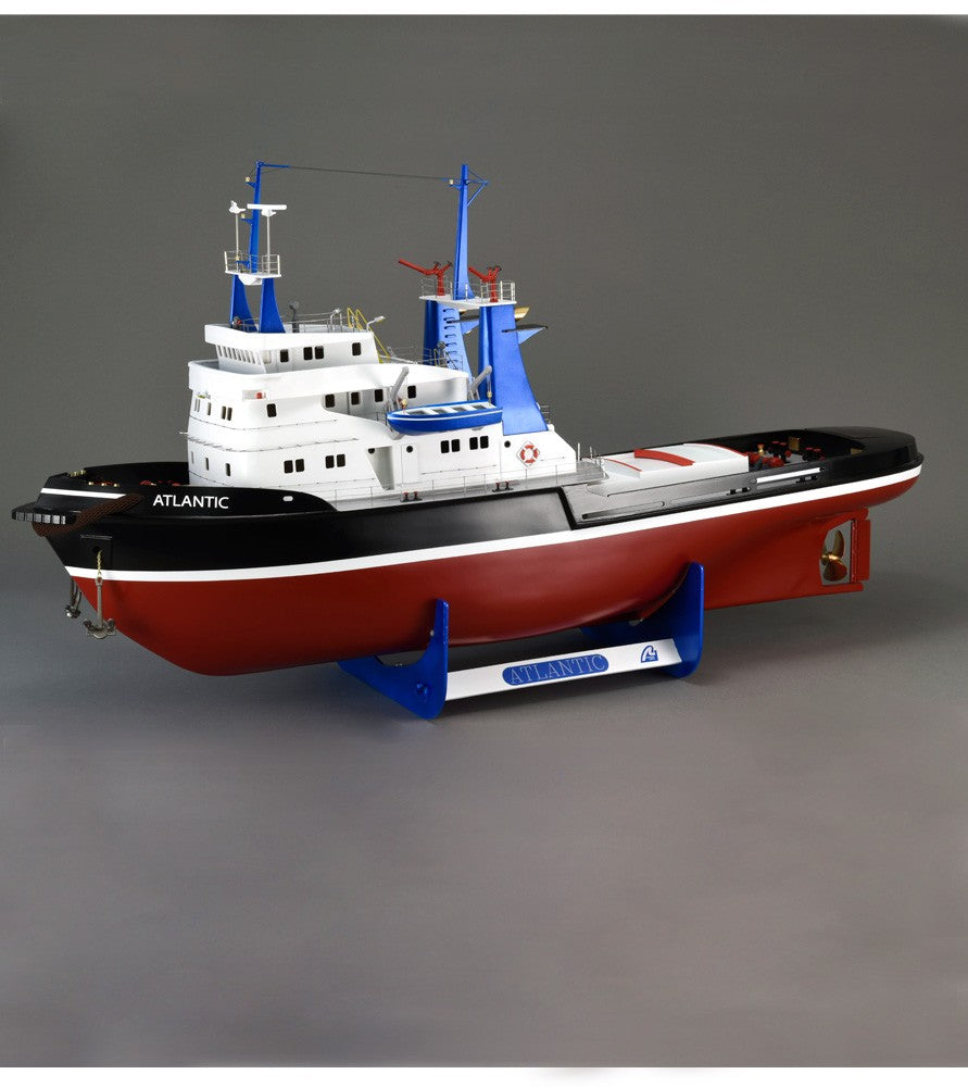 TAM20210 Tugboat Atlantic. 1:50 Wooden & ABS Navigable Model Ship Kit (Fit for R/C)