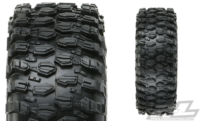 PRO1012810 Hyrax 1.9" G8 Tires Mounted on Impulse Black Internal Bead-Loc Wheels