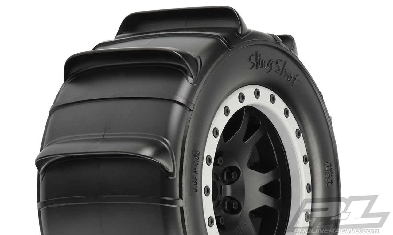 PRO1014613 Sling Shot 4.3” Pro-Loc Sand Tires Mounted on Impulse X-MAXX® Wheels