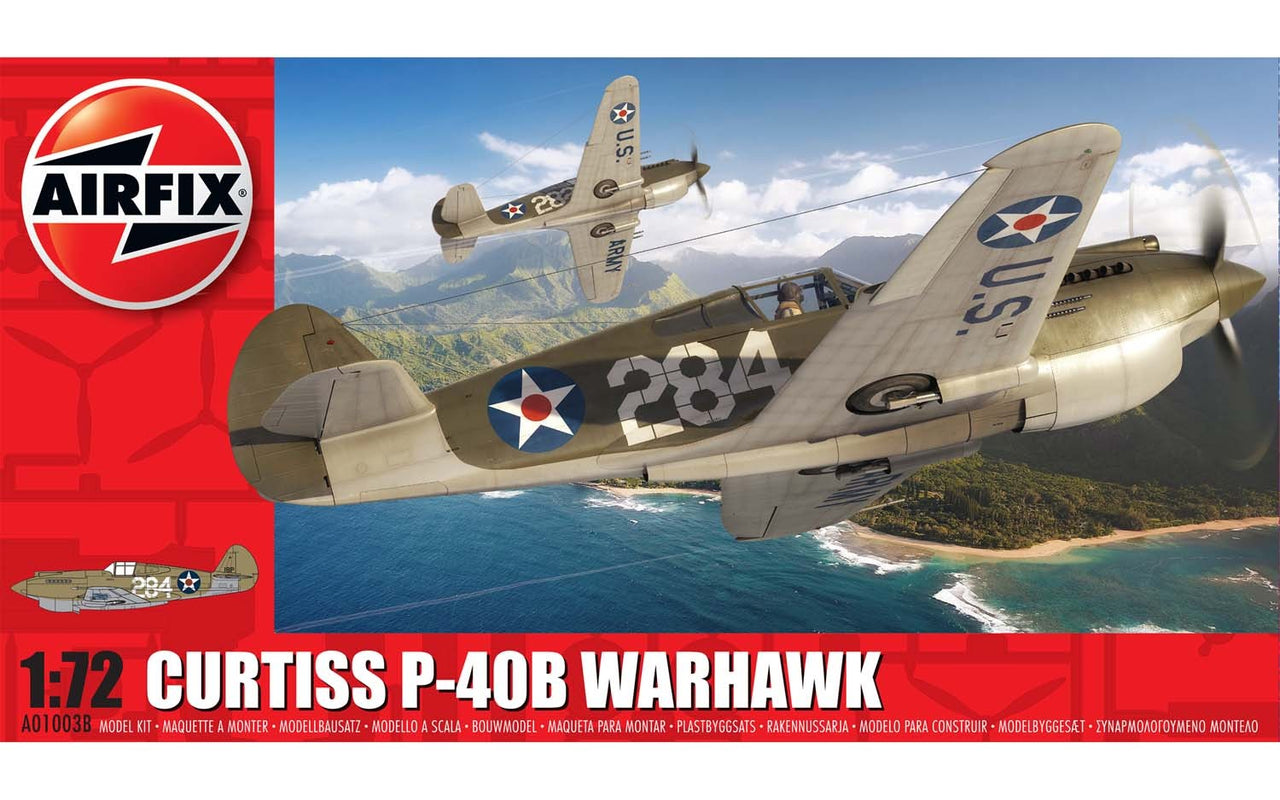 AIR01003B CURTIS P-40B WARHAWK (1/72)