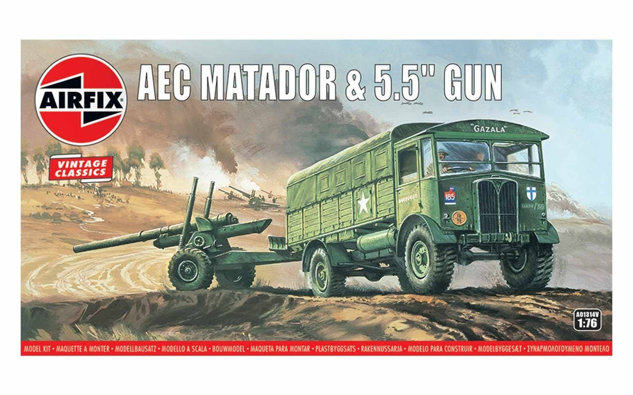 AIR01314V AEC MATATDOR & 5.5" GUN (1/76)