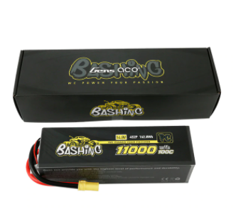 GEA11K4S100E5 Gens Ace Bashing Pro 14.8V 100C 4S2P 11000mah Lipo Battery Pack With EC5 Plug For Arrma