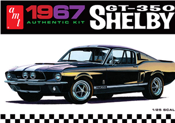 AMT800 1967 SHELBY GT350 - BLANCO (1/25)
