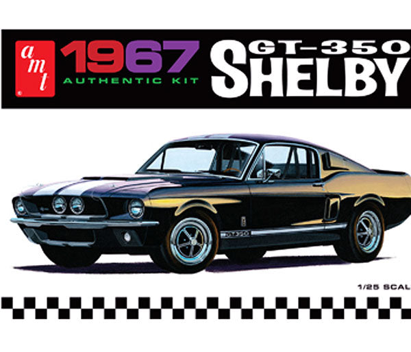 AMT834 1967 SHELBY GT350 - BLACK (1/25)